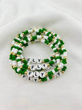 Fly Green White Bracelet