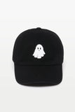 Halloween Ghost Chenille Patch Baseball Cap