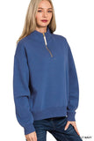 Fleece Half Zip Sweatshirt