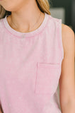 A Look in Your Eyes Mineral Wash Tank Top
