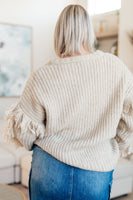 Ask Me About It Fringe Cardigan