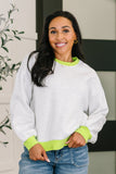Can't Quit the Knit Contrast Pullover