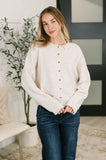 Careful Consideration Collared Button Down in Heathered Beige