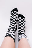 Check Yo'Self Quarter Socks