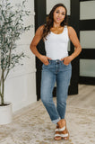 Colette Mid Rise Boyfriend Classic Cuffed