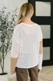 Corner of the Block Loose Knit Sweater