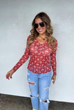 PREORDER: Annie Vneck Mesh Top