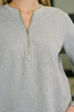 Early Day Quilted Half Zip Pullover