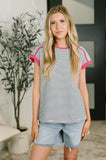 Emotionally Attached Trim Detail Tee