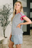 Emotionally Attached Trim Detail Tee