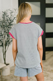 Emotionally Attached Trim Detail Tee