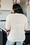 End of the Story Striped Sleeve Sweater