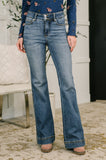 Eva High Waist Flare Tummy Control Double Button WB
