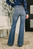 Eva High Waist Flare Tummy Control Double Button WB