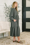 Every Single Touch V-Neck Tiered Dress