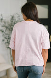 Exactly My Type Paisley Floral Applique Top