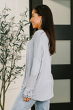Feel That Something Contrast Sleeve Top