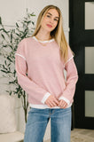 Feeling Restless Textured Drop Shoulder Top