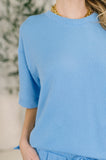 Fight the Feeling Top and Bottom Set in Sky Blue