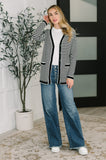 Finagle Your Way Striped Cardigan