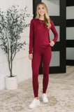 Get Me Cozy Set in Cabernet