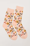 Ghouls Night In Quarter Socks