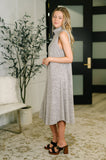 Glam Dress and Cardigan Set in Chocolate