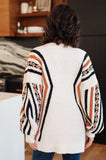 Holding On Aztec Print Cardigan