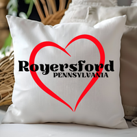 Hometown Heart Pillow