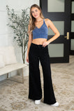 Penelope High Waist Palazzo Jean in Black