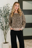 Lil' Sass Never Hurt Leopard Print Pullover