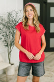 Little Details Trim Detail Top in Ruby