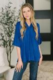 Lizzy Breeze Top in Royal Blue
