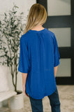 Lizzy Breeze Top in Royal Blue