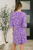 Lizzy Sunday Dress in Purple Paisley- 3/3/2026 NEW