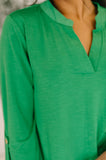 Lizzy Top in Kelly Green