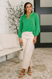 Lizzy Top in Kelly Green