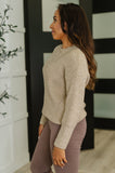 Make it Easy Textured Sweatshirt