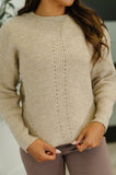 Make it Easy Textured Sweatshirt