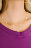 Making An Effort Delicate Beaded Necklace