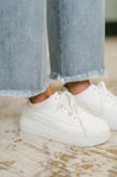 Mary Mid Rise Ankle Wide Leg + Hollywood WB + Fray Hem