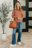 My Whole Life Shoulder Bag in Camel