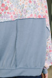 New Opportunities Drop Shoulder Floral Pullover