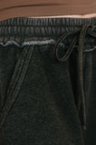 Nights Like This High Waist Palazzo Sweats in Ash Black