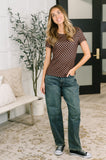 No One Else Checkered Casual Tee