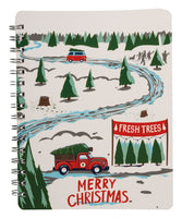 Spiral Notebook--Merry Christmas Truck and Tree