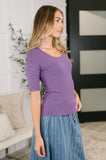 Nothing to Prove U-Neck Half Sleeve Top