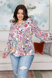 Pick a Color Peplum Blouse