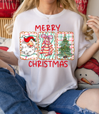 Retro Christmas Trio Graphic Tee and Sweatshirt
