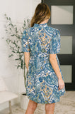 Right Here, Waving Boho V-Neck Dress
